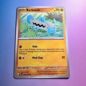 barboach - 050/091 (common) — pokemon: paldean fates
